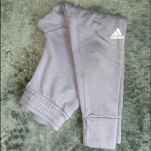ADIDAS Gray Jogger Sweatpants. Men’s Small